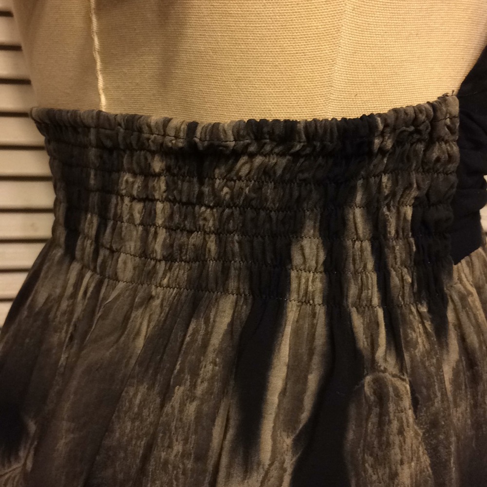 Summer halter dress beach coverup Taupe - Picture 6 of 7